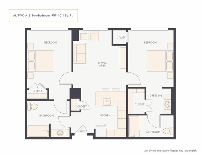 Buckhead Two Bedroom Apartment (1)