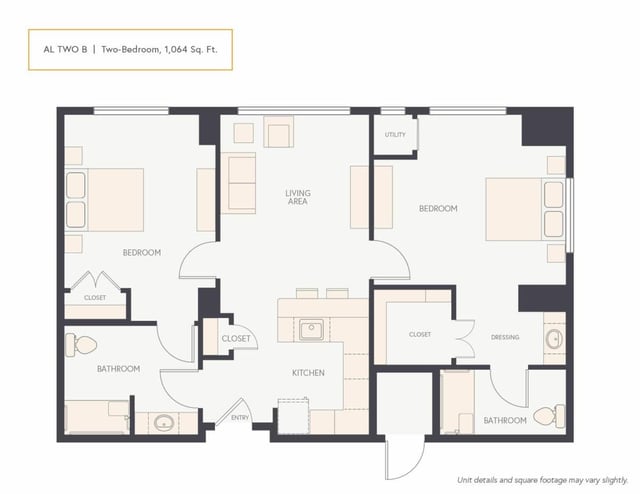Buckhead Two Bedroom Apartment (2)