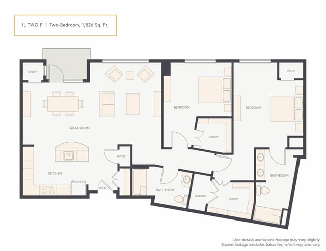 Buckhead Two Bedroom Apartment