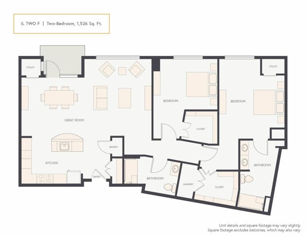 Buckhead Two Bedroom F