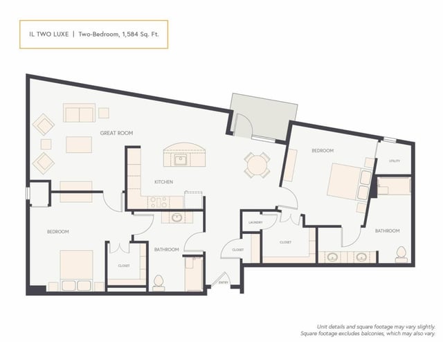 Buckhead Two Bedroom Luxe